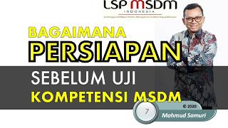 Bagaimana Persiapan untuk Sertifikasi Kompetensi MSDM Part 1 [upl. by Glarum]