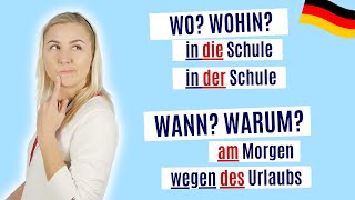 Grammatik einfach erklärt Adverbiale  Deutsch lernen B1B2 [upl. by Adnohser521]