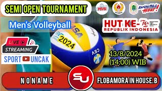 LIVE  NONAME 03 FLOBAMORA IN HOUSE B ‼️ Semi Open Tournament Volleyball Putra [upl. by Becket]