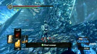 Dark Souls Walkthrough  Crystal Cave Surviving the Invisible Walkways To the Next Boss amp Bearded Clams Part 081 [upl. by Ealasaid]