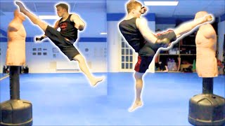 Taekwondo Kickboxing Techniques Sampler on the BOB XL [upl. by Esoranna]