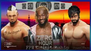 FULL MATCH  James Walker vs Xavier Woods vs Cam Black c FPW Zero Hour 2 FPW Championship [upl. by Anam]