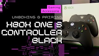 Unboxing amp Pairing  Xbox One S Controller  Black MALAYSIA [upl. by Philps824]