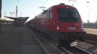 ÖBB 1216239  EC 378 CARL MARIA VON WEBER  Pardubice hlavní nádraží [upl. by Daniela]