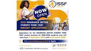 Insurance Sector Student Fund ISSF 2025 Application Window [upl. by Dode631]