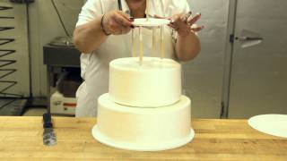 How to Assemble a Stacked Cake using Cake Support Solutions [upl. by Ameer166]