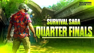 QUARTER FINALS SURVIVAL SAGA  Season 1  DAY 1 [upl. by Drageruaeb]