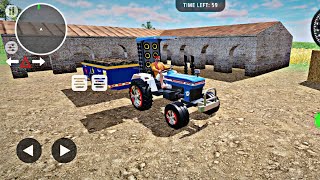 Real Tractor Trolley Farming Simulator Game  Tractor For Loading tractorvideogamingvideo [upl. by Ahsiled613]