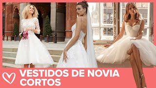 VESTIDOS DE NOVIA CORTOS [upl. by Nelleyram205]