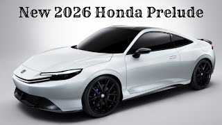 New 2026 Honda Prelude Interior Features and Technology [upl. by Marthe]