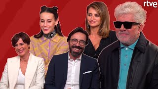 Entrevista a Pedro Almodóvar y el elenco de Madres paralelas [upl. by Eninahpets]