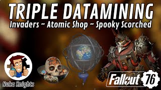 Fallout 76 PTS Triple Datamining  Invaders  Atomic Shop  Spooky Scorched new Rewards  Datamine [upl. by Geirk]