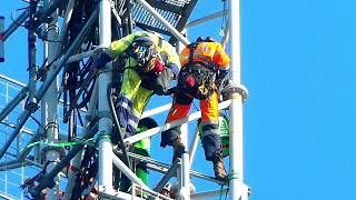 DEEL1 Volker Wessels vervang zendmast in Alphen aan den Rijn [upl. by Eojyllib]