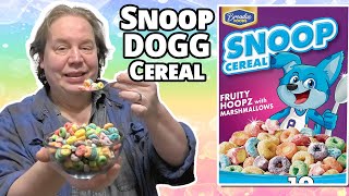 SNOOP DOGG Cereal Fruity Hoopz with Marshmallows REAL Review [upl. by Anuahsar]