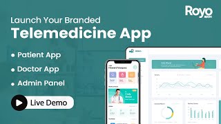 Make Your Own Telemedicine App  Telemedicine App Development  Live Demo [upl. by Aliwt326]