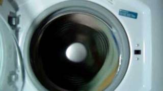 hotpoint ultima wt960 washing machine  sudslock spin with door open [upl. by Atsylak496]