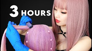 ASMR Sleep Session  3 Hours of Hair Treatments [upl. by Henig]