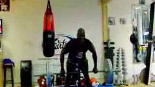 Alain Ngalani Martial Arts Training  Warm up and Squats [upl. by Nonrev972]