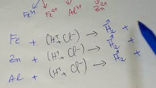 Réaction de quelques métaux avec les solutions acides et les solutions basiques 3AC [upl. by Allecsirp]