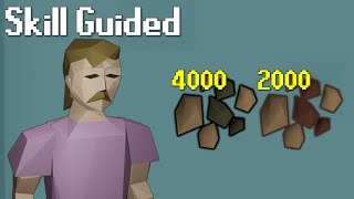 6000 ore and 2000 bars to make my next Ranged weapon  Skill Guided 10 [upl. by Ylagam]