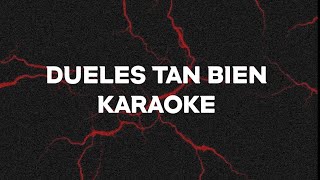 Bruses  Dueles Tan Bien 🔪 KARAOKE  Fantastic Music [upl. by Inger]