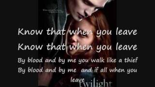 Twilight New Moon Possibility von Lykke Li Lyrics [upl. by Rachelle]