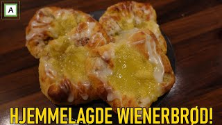 HJEMMEBAKTE WIENERBRØD [upl. by Irroc536]