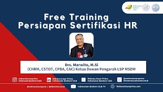 PELATIHAN GRATIS SERTIFIKASI HR [upl. by Leicester]