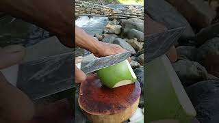 the art of peeling green coconuts amazing asmr cuttingskills [upl. by Garretson966]