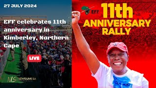 EFF celebrates 11th anniversary in Kimberley [upl. by Einahpetse]