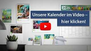 Kalender 2025 günstig und in TopQualität – drucken bei WIRmachenDRUCK [upl. by Eirbua934]