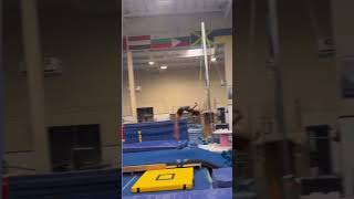 NEW SKILL Double Lay subscribe gymnast new flip lay doubleflip [upl. by Chemarin554]