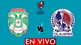 MARATHON VS OLIMPIA EN VIVO  LIGA NACIONAL HONDURAS CLAUSURA 2024  HORARIO Y DONDE VER [upl. by Cirala]