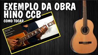 Exemplo da Obra Hino CCB Videoaula com Daniel Darezzo [upl. by Eelano]