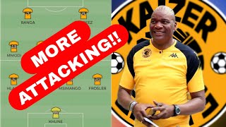 KAIZER CHIEFS 442 LINEUP FORMATION TODAY TO DESTROY CAPETOWN CITY FC [upl. by Anaujahs]