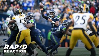 Rapid Reaction Seahawks Struggle Against The Run In Loss To Steelers [upl. by Conroy]