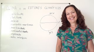 Clima o que são os fatores climáticos [upl. by Nillok]