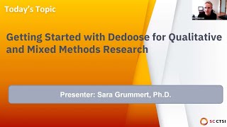 Digital Scholar Webinar Getting Started with Dedoose for Qualitative and Mixed Methods Research [upl. by Faxan645]