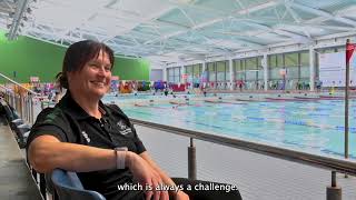 Swansea University swimming coach Hayley Baker is off to the Olympics [upl. by Arondell]