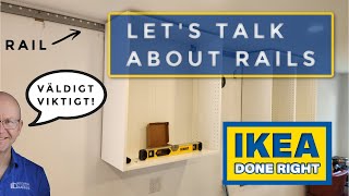 Mastering Suspension Rail Installation for Ikea Kitchens [upl. by Enomaj]