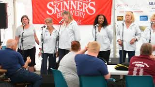 Falmouth Sea Shanty Festival 2018  Acapella Moonshine  Eddystone Light [upl. by Can]