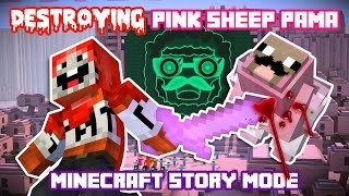 Play As ExplodingTNT Destroying Pink Sheep PAMA  FULL Minecraft Story Mode Access Denied [upl. by Hamaso]