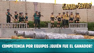 Competencia por equipos ¿Quién fue el ganador  ¿Ganar o Servir  Canal 13 [upl. by Shayla]