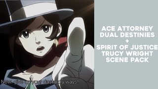 Ace Attorney Dual Destinies  Spirit of Justice Trucy Wright Scene Pack [upl. by Kila]