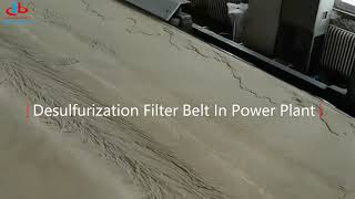 How the Desulfurization Filter Belt used in Power Plant [upl. by Karlise]