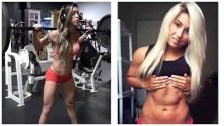 Anllela Sagra Vs Carriejune Anne Bowlby → Workout Exercises [upl. by Fredrick386]