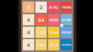 The Highest Score and Tile in 2048 and The End of the Game [upl. by Ariaic]