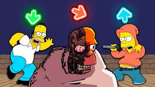 FNF Character Test  Gameplay vs Playground  Homer VS Bart  FNF Mods [upl. by Ashlie132]