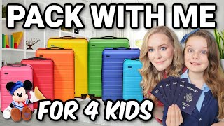 PACK WITH ME DISNEYLAND PARIS amp LONDON Kids Airplane ACTIVITIES amp SNACKS [upl. by Allred]