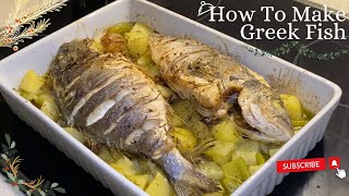 How To Make Greek Fish [upl. by Pembrook530]